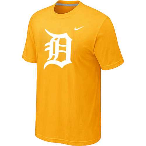 Men's Detroit Tigers Fresh Logo Yellow T-Shirt,We sell and wholesale Men's Detroit Tigers Fresh Logo Yellow T-Shirt on line form chian!